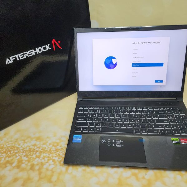 *NEW* Aftershock APEX 15R Gaming Laptop 15.6″, AMD Ryzen R7, 16 GB RAM, huge 1TB SSD, Geforce RTX 4050